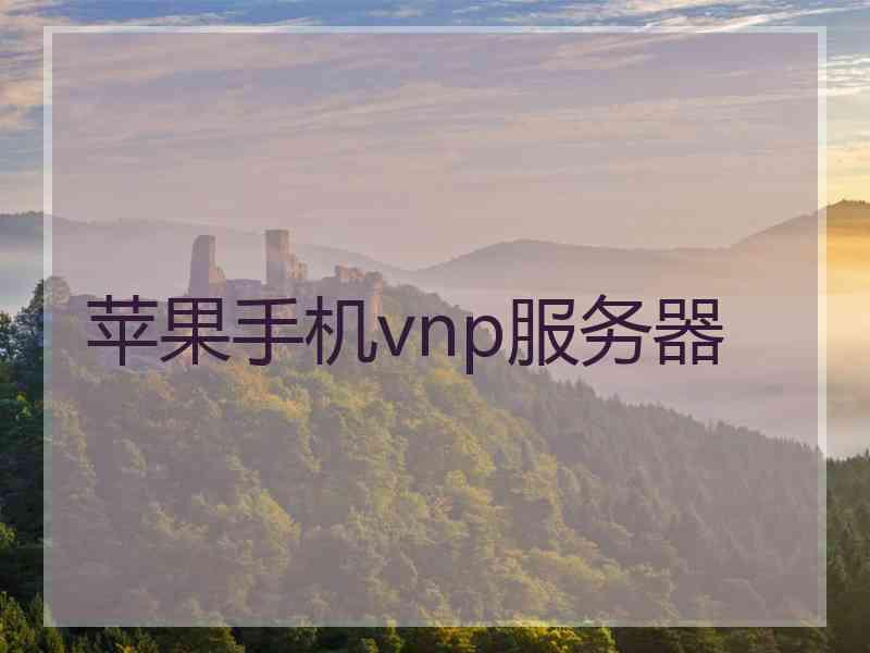 苹果手机vnp服务器