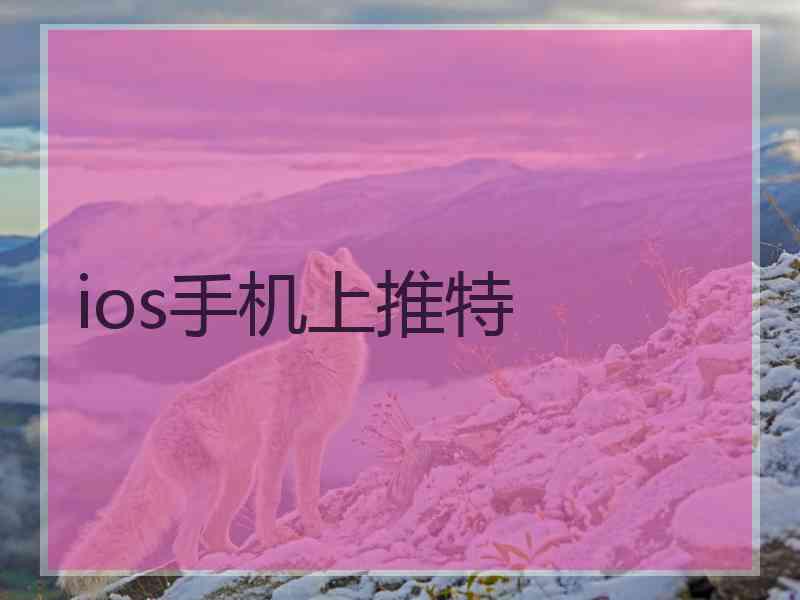 ios手机上推特