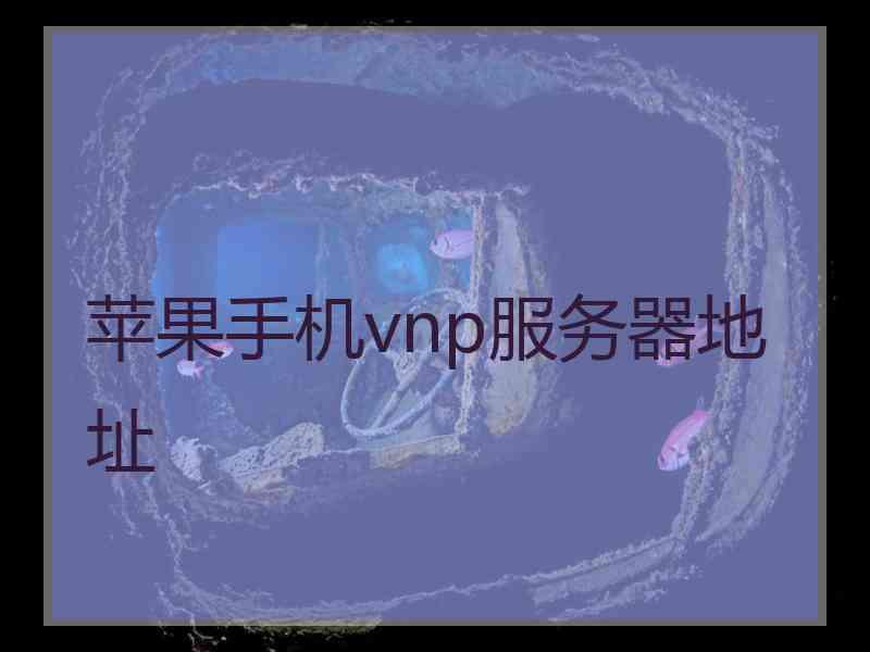 苹果手机vnp服务器地址